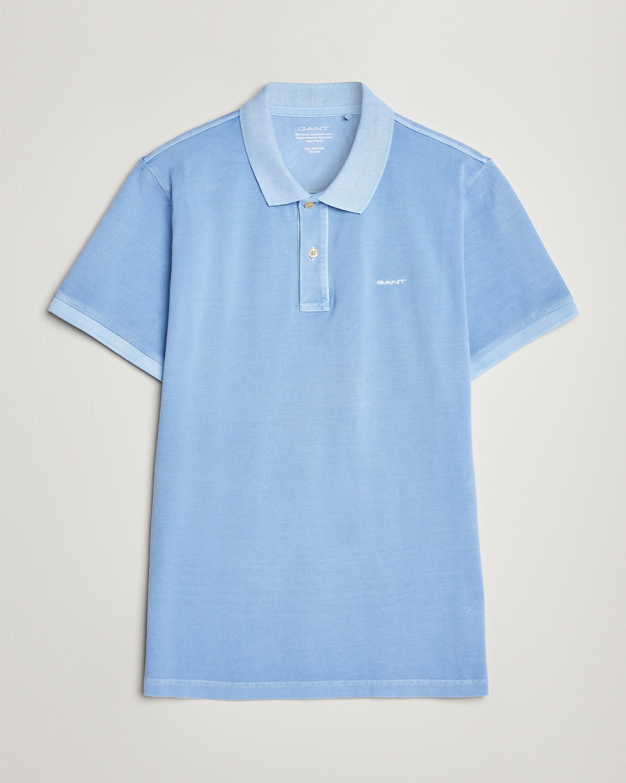 Heren | Polo's | GANT | Sunbleached Polo Gentle Blue