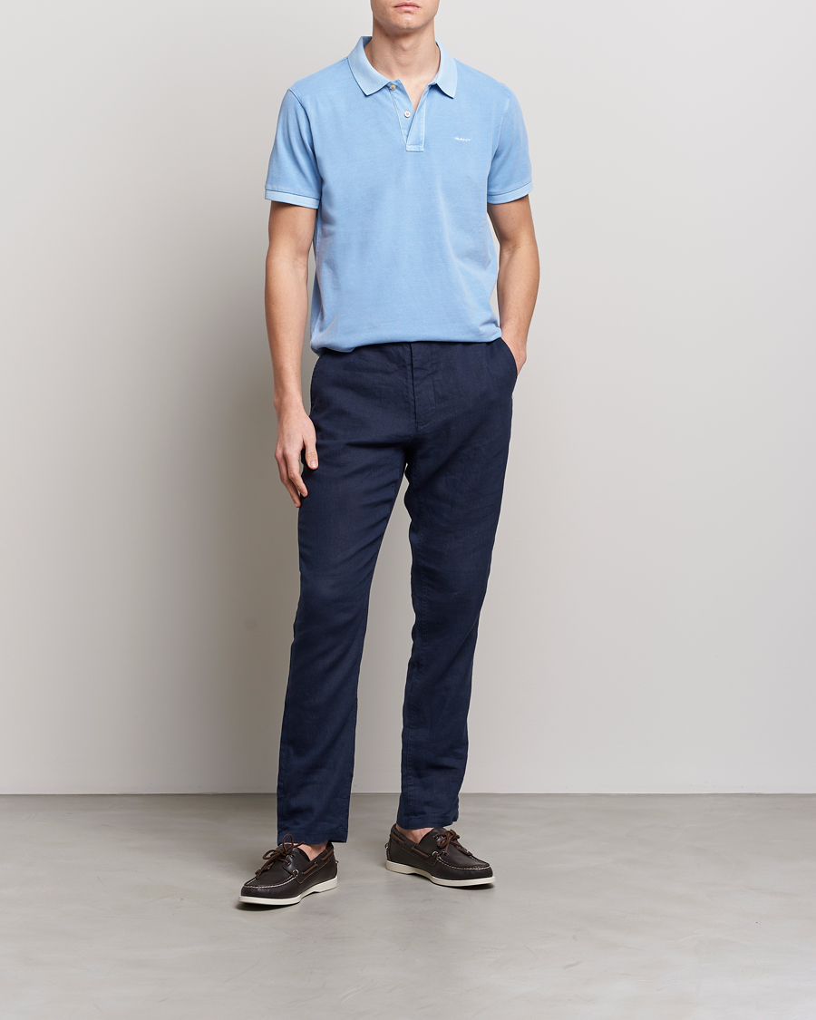 Heren | Polo's | GANT | Sunbleached Polo Gentle Blue
