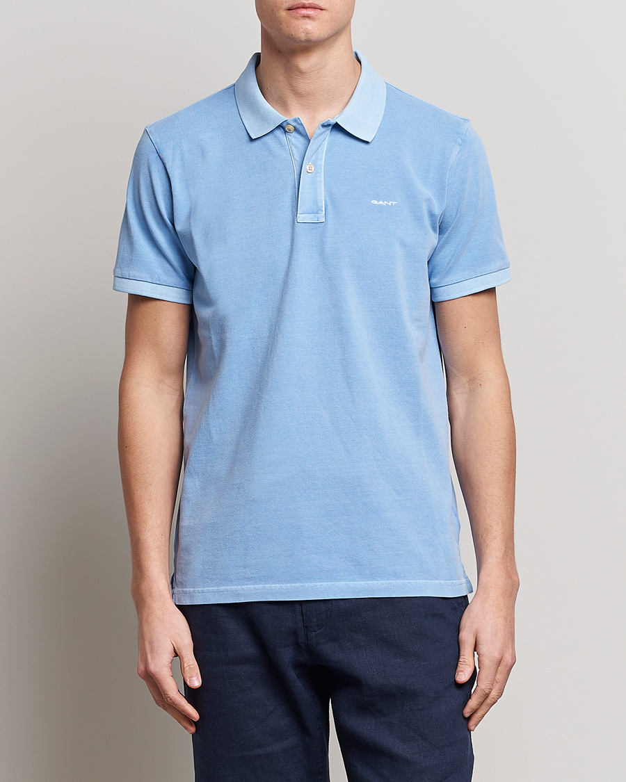 Heren | Polo's | GANT | Sunbleached Polo Gentle Blue