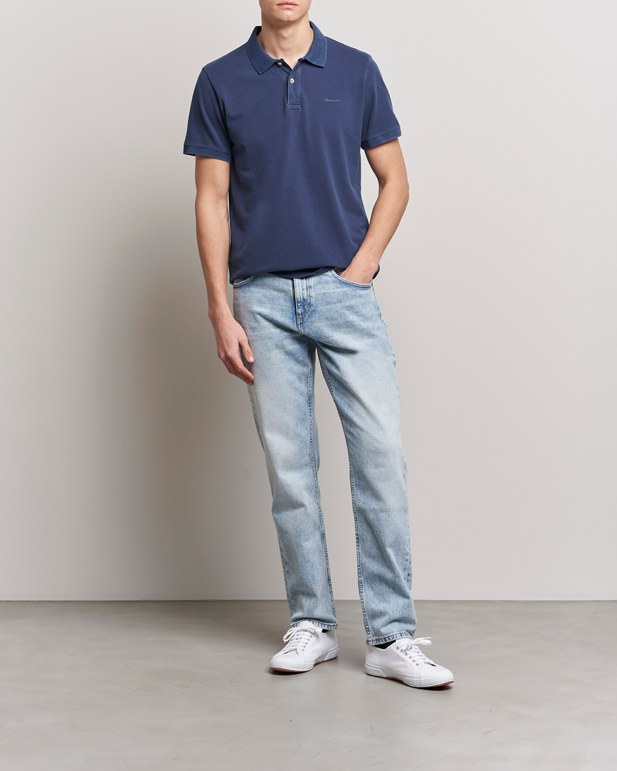 Heren | Polo's | GANT | Sunbleached Polo Persian Blue