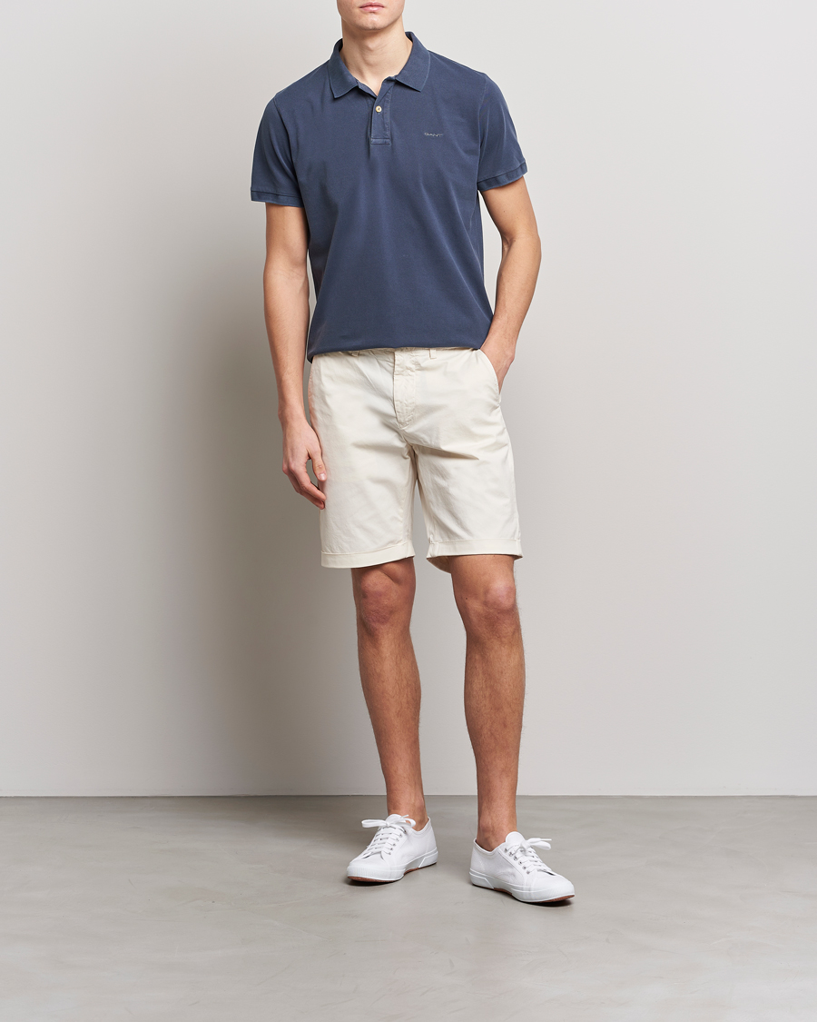 Heren | Polo's | GANT | Sunbleached Polo Evening Blue