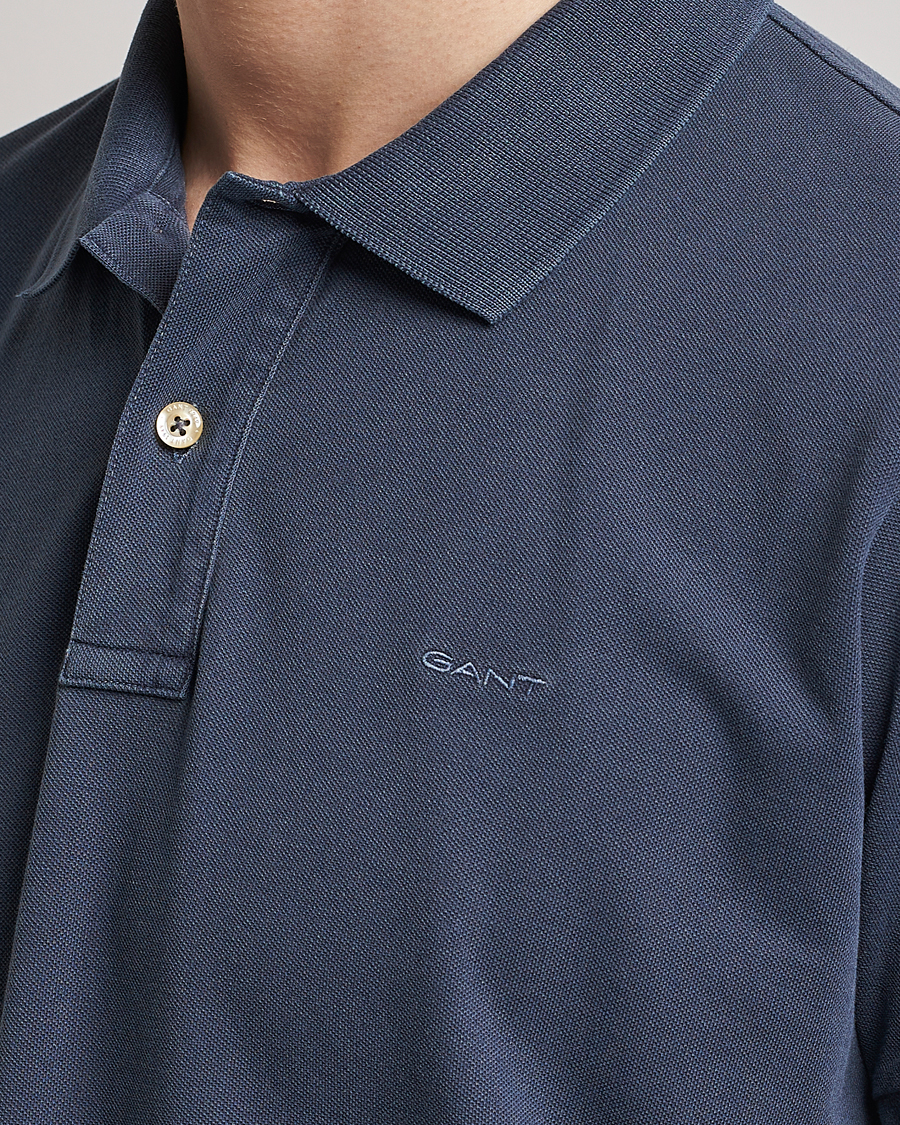 Heren | Polo's | GANT | Sunbleached Polo Evening Blue