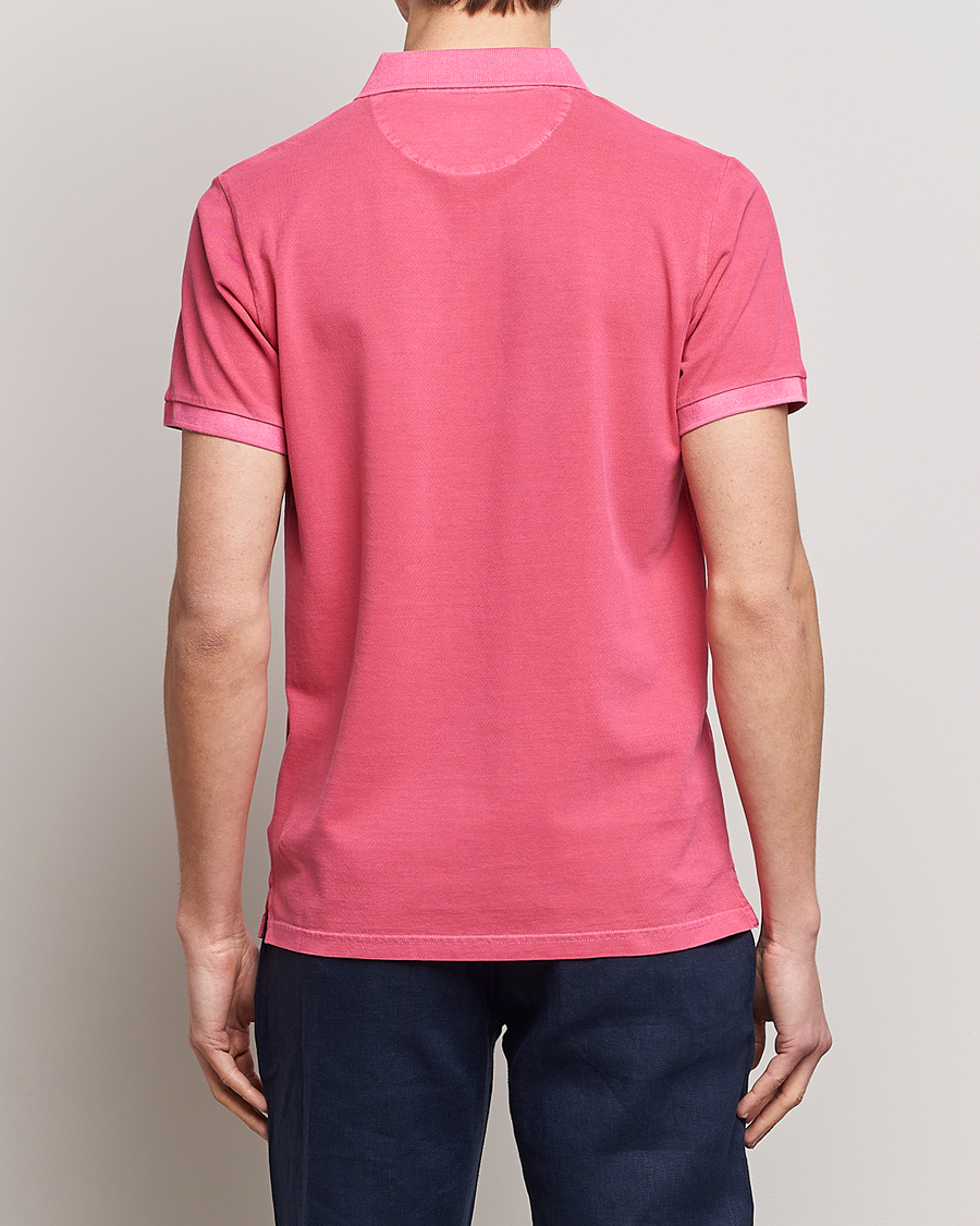 Heren | Polo's | GANT | Sunbleached Polo Magenta Pink