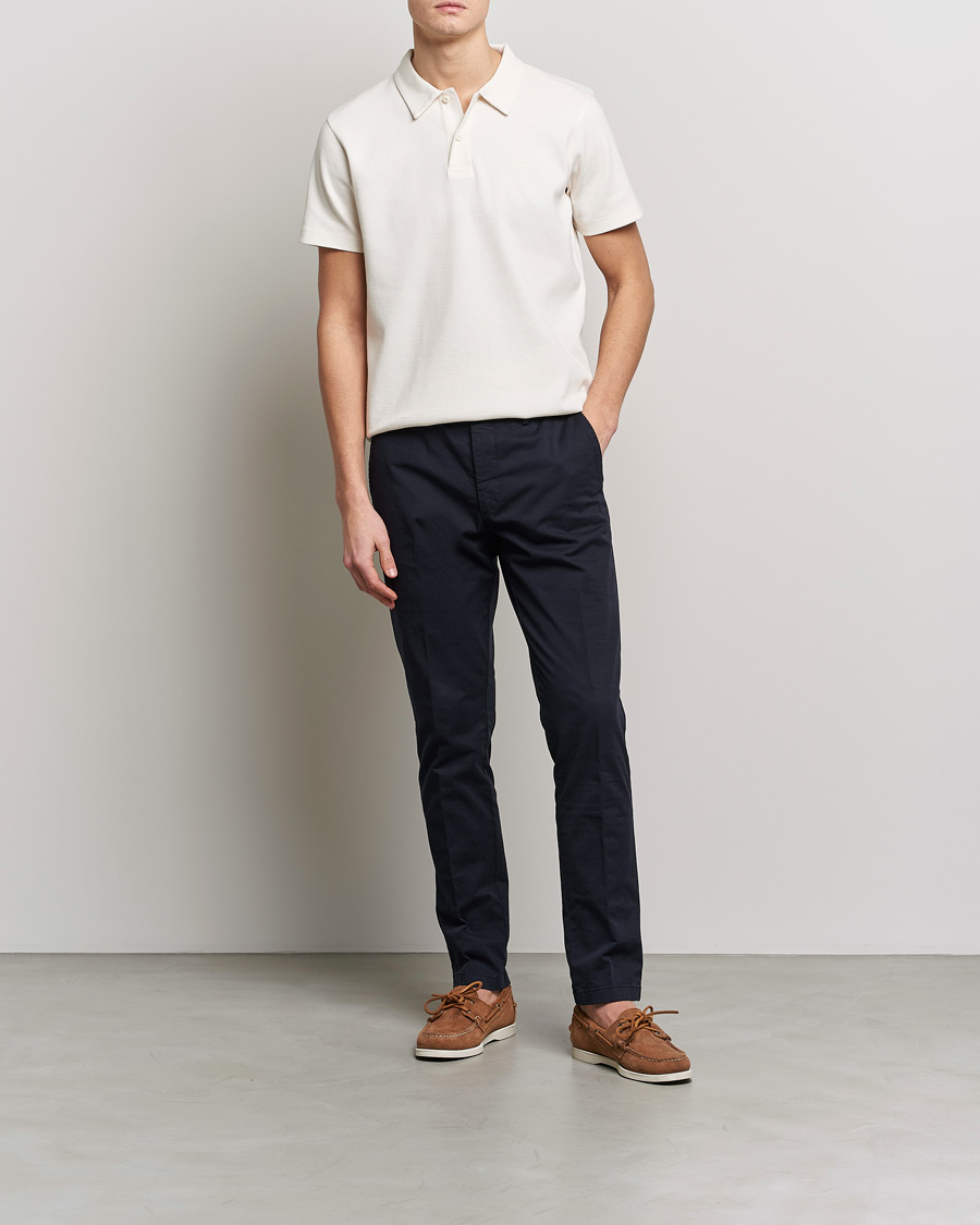 Heren | Polo's | GANT | Waffle Textured Polo Cream