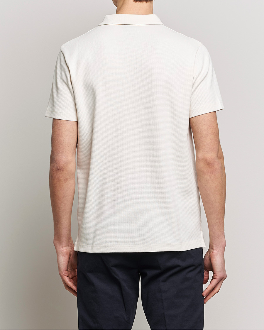 Heren | Polo's | GANT | Waffle Textured Polo Cream