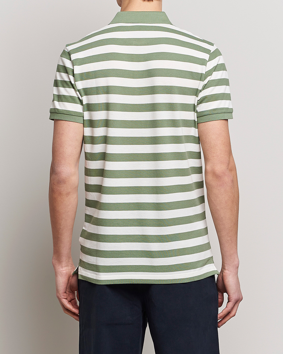 Heren | Polo's | GANT | Striped Polo Calamata Green