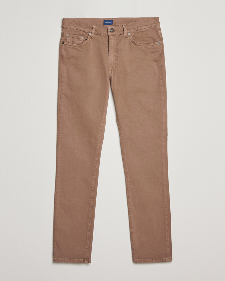 Heren | Broeken | GANT | Hayes Desert Jeans Desert Brown