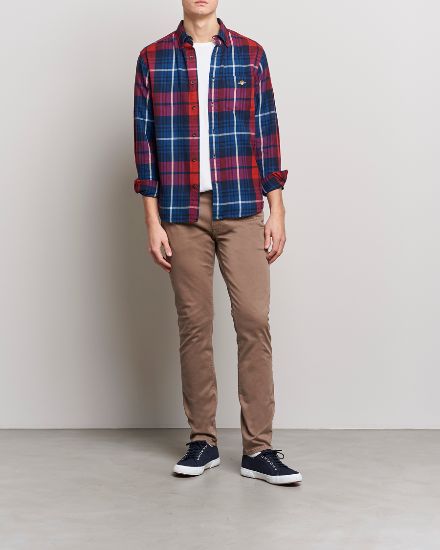 Heren | Broeken | GANT | Hayes Desert Jeans Desert Brown