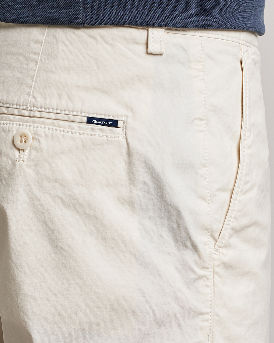 Heren | Korte broek | GANT | Regular Sunbleached Shorts Cream