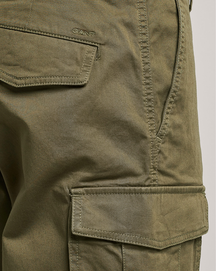 Heren | Korte broek | GANT | Relaxed Twill Cargoshorts Racing Green