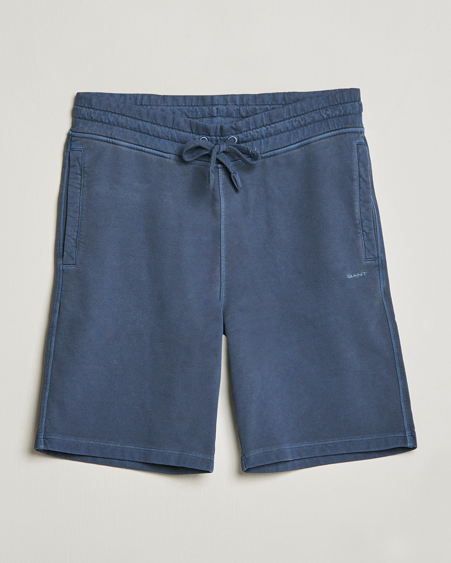 Heren | Korte broek | GANT | Sunbleached Sweatshorts Evening Blue