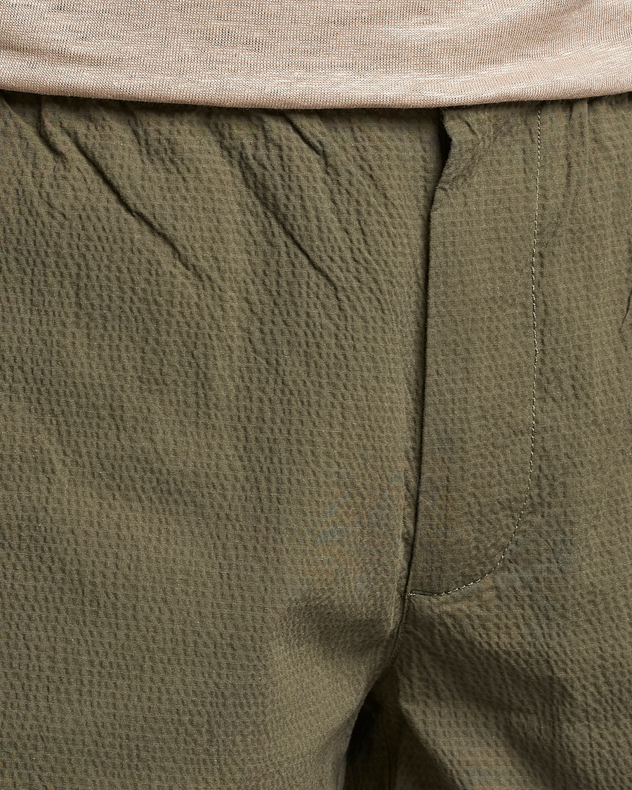 Heren | Korte broek | GANT | Seersucker Drawstring Shorts Racing Green