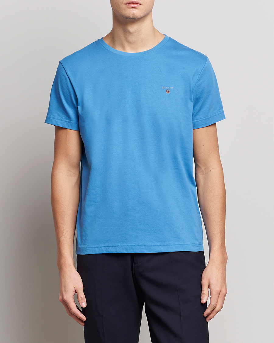 Heren | T-shirts | GANT | The Original T-Shirt Day Blue