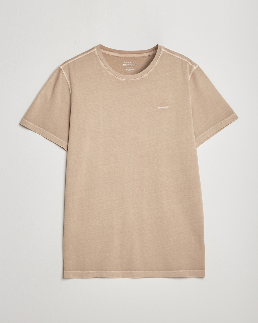 Heren | T-shirts | GANT | Sunbleached T-Shirt Concrete Beige