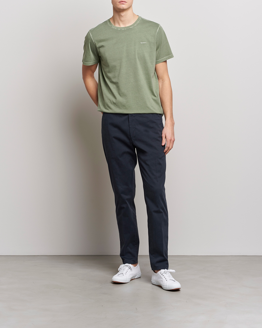 Heren | T-shirts | GANT | Sunbleached T-Shirt Kalamata Green