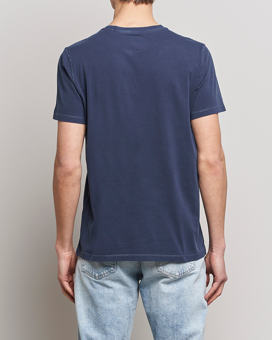 Heren | T-shirts | GANT | Sunbleached T-Shirt Evening Blue