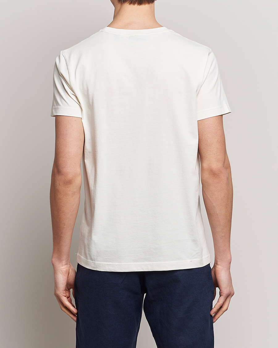 Heren | T-shirts | GANT | Sailing Logo Crew Neck T-Shirt Cream