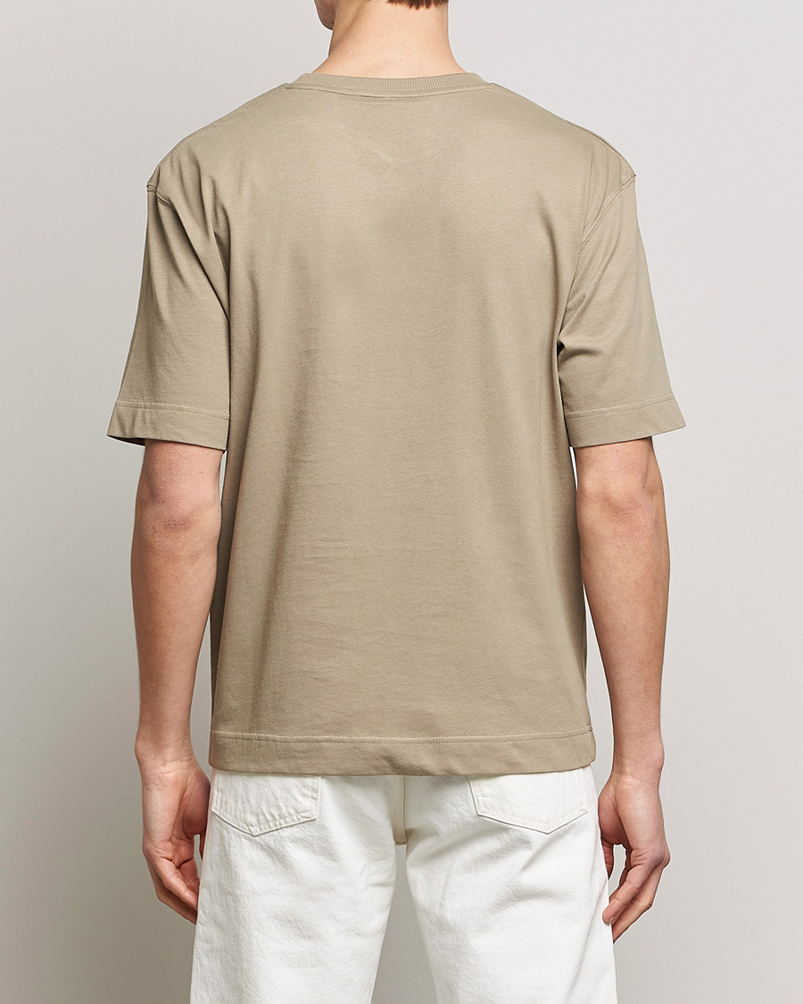 Heren | T-shirts | GANT | Icon Crew Neck T-Shirt Taupe Beige