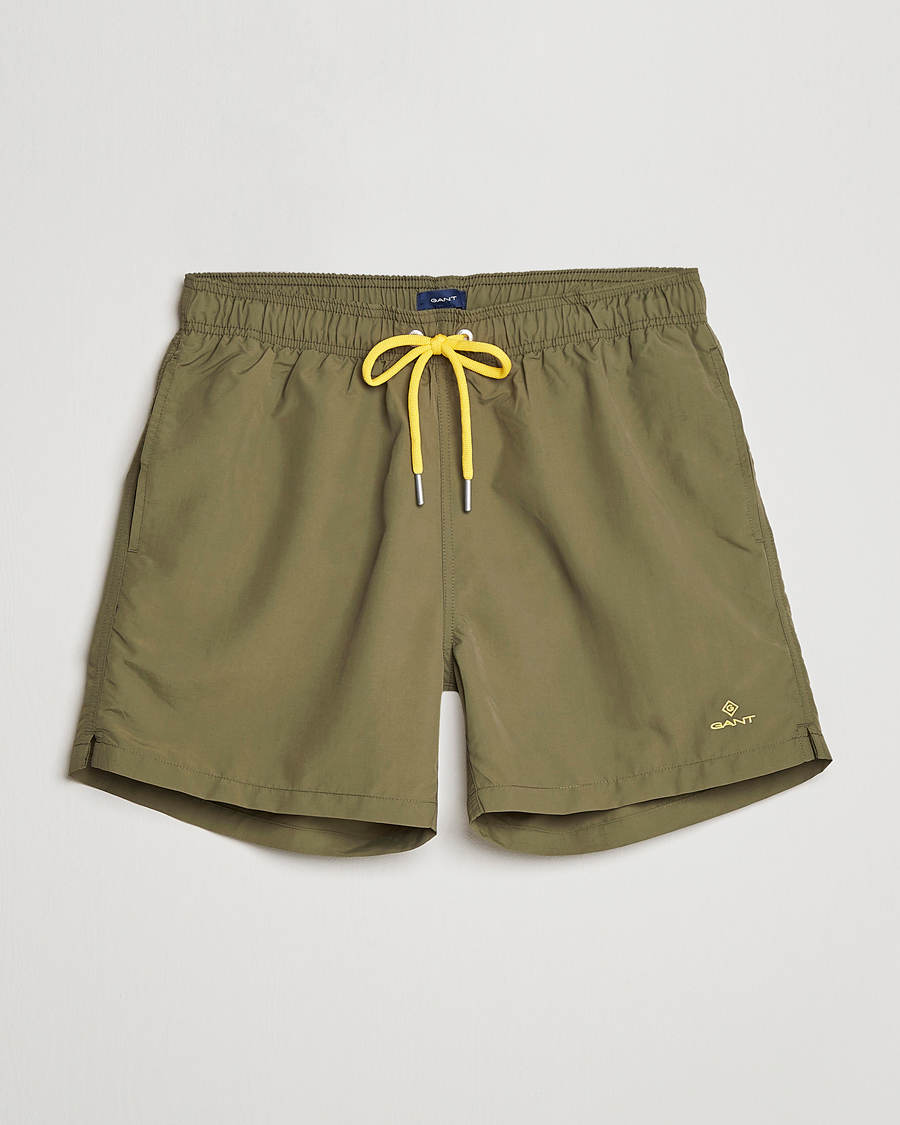 Heren | Zwembroek | GANT | Basic Swimshorts Racing Green