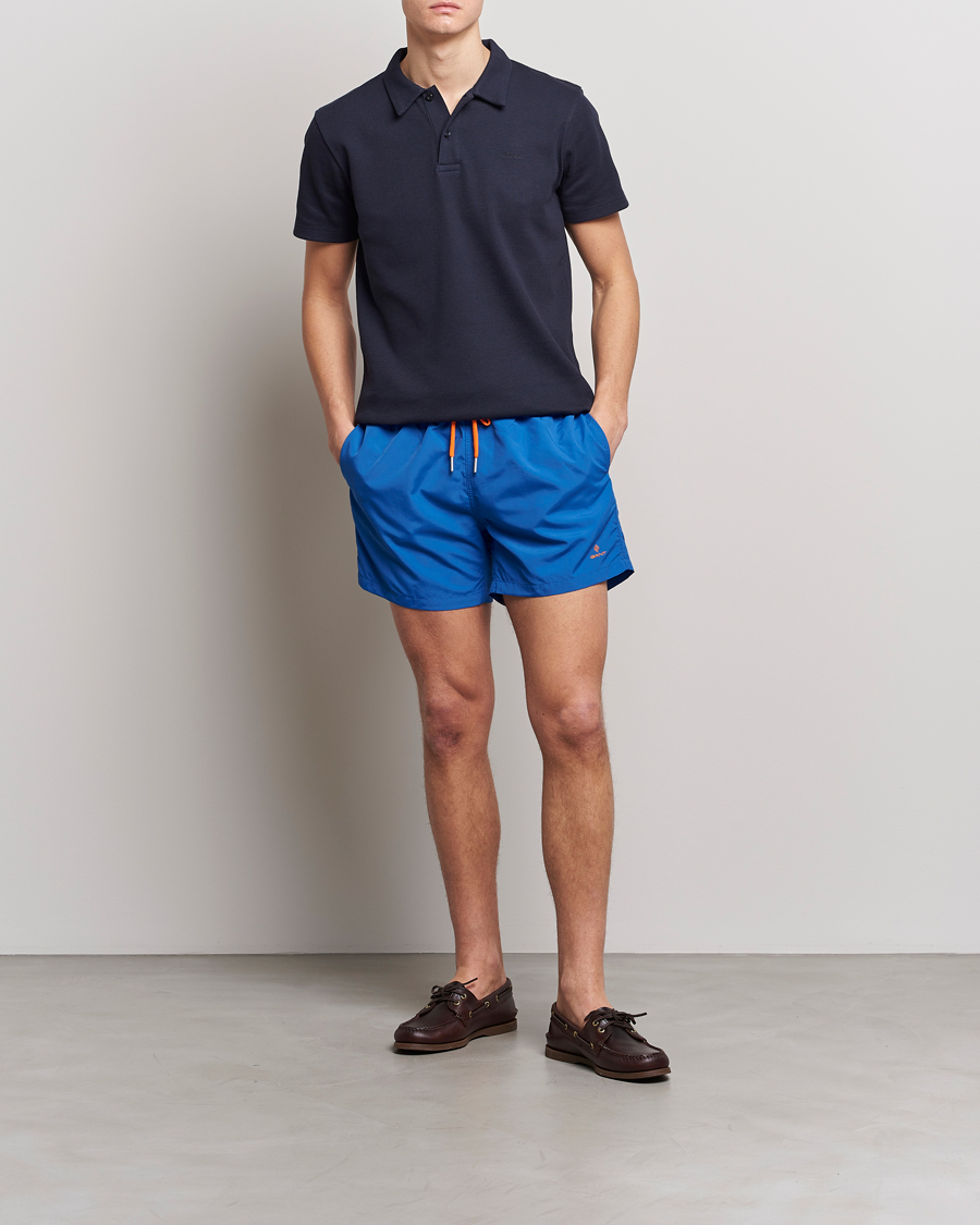Heren | Zwembroek | Gant | Basic Swimshorts Nautical Blue