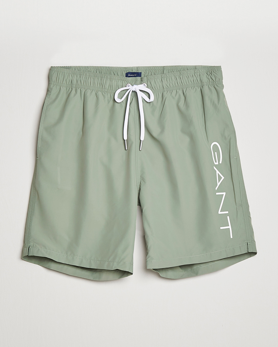 Heren | Zwembroek | GANT | Lightweight Logo Swimshorts Calamata Green