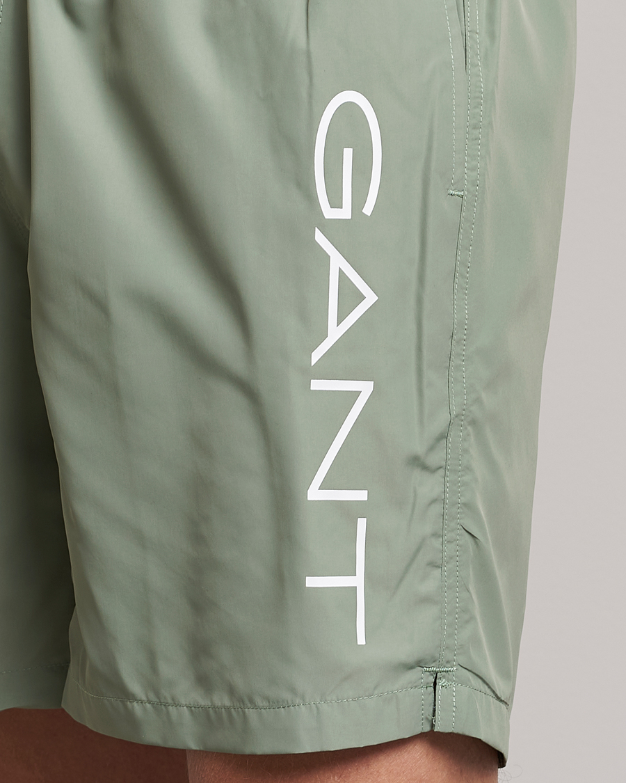 Heren | Zwembroek | GANT | Lightweight Logo Swimshorts Calamata Green
