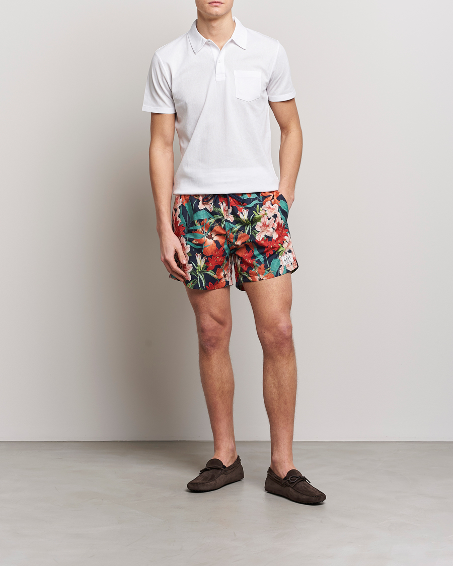 Heren | Zwembroek | GANT | Printed Flower Swimshorts Marine Multi