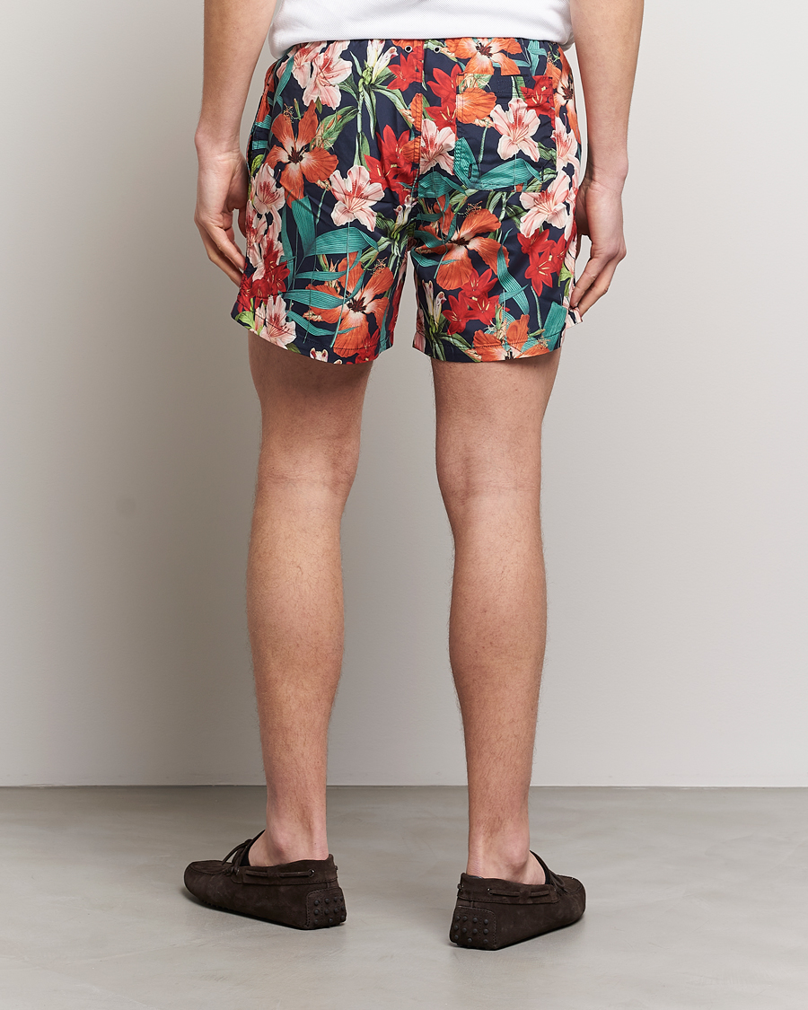 Heren | Zwembroek | GANT | Printed Flower Swimshorts Marine Multi