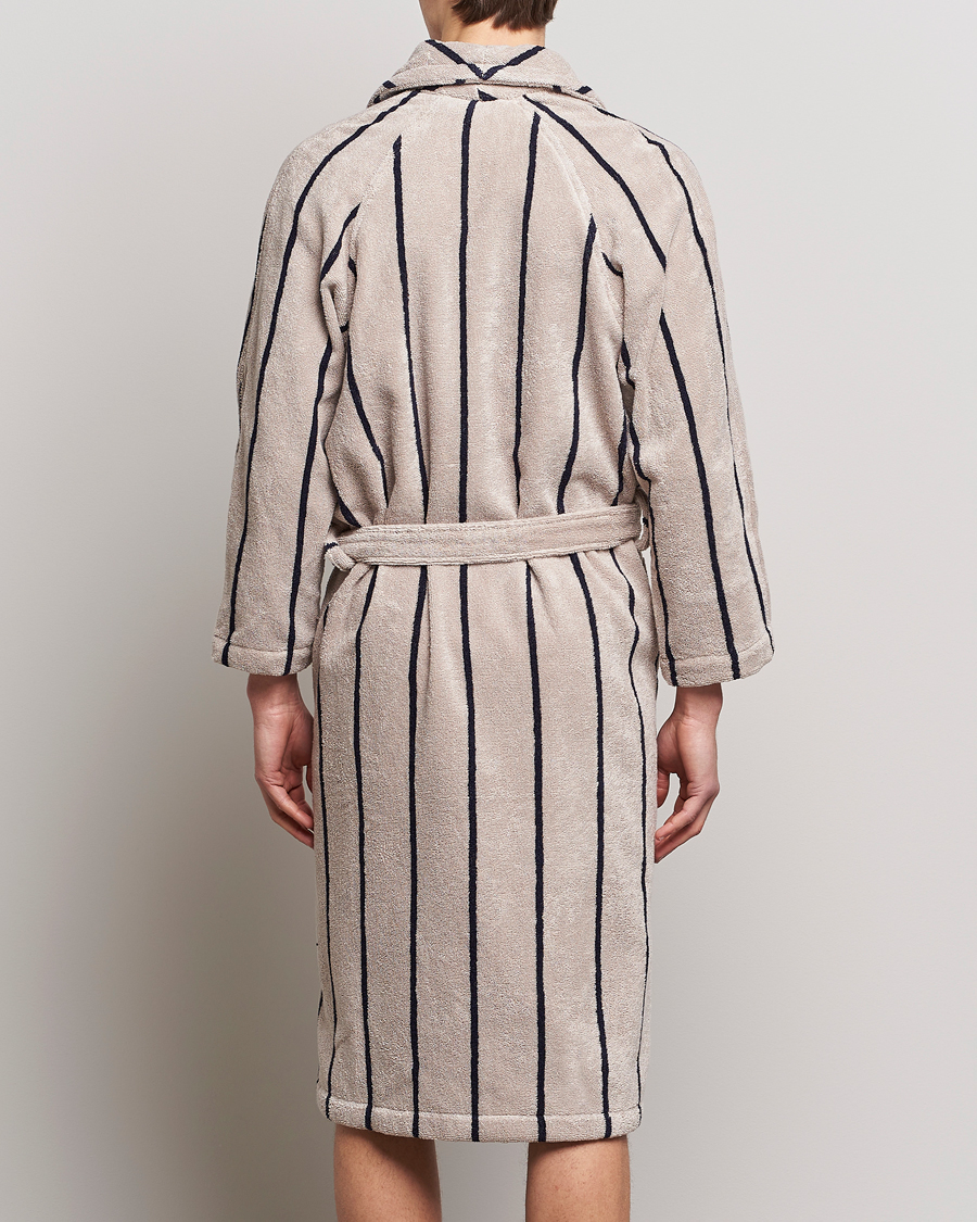 Heren | Pyjama's en gewaden | GANT | Striped Robe Putty