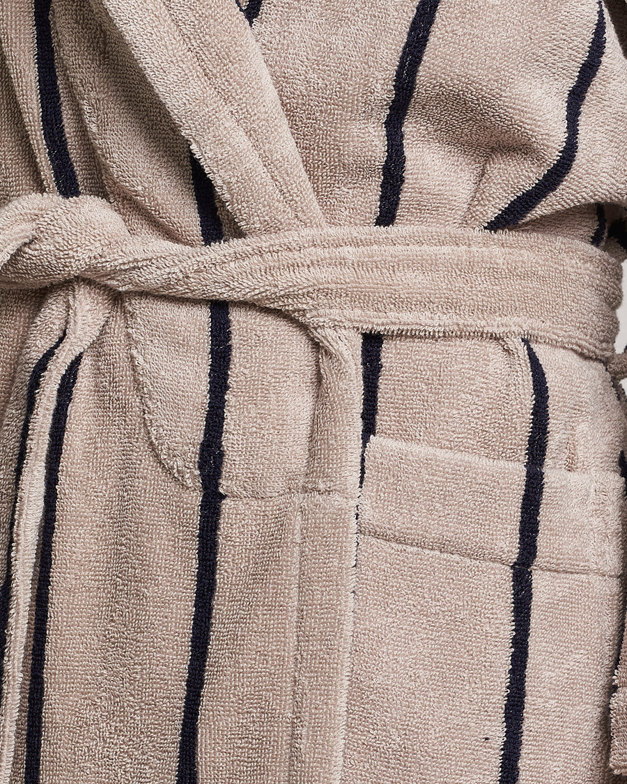 Heren | Pyjama's en gewaden | GANT | Striped Robe Putty