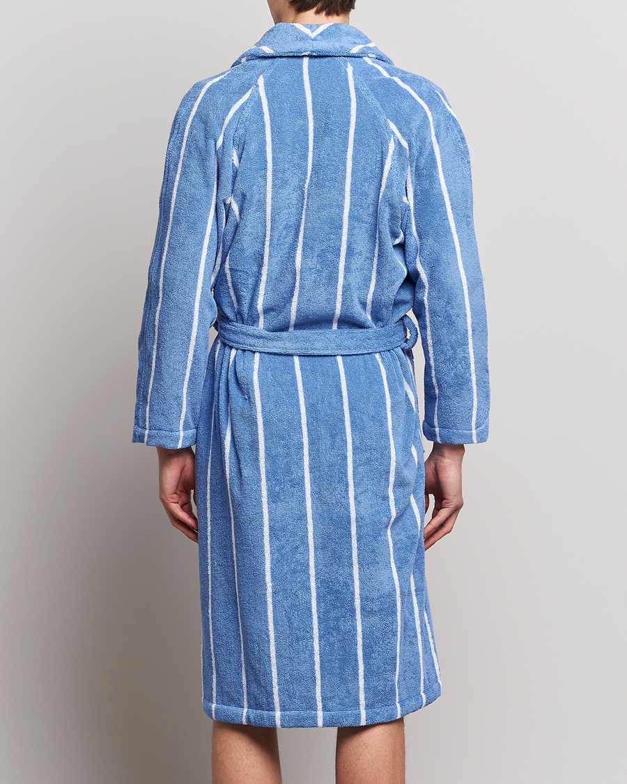 Heren | Pyjama's en gewaden | GANT | Striped Robe Blue Bell