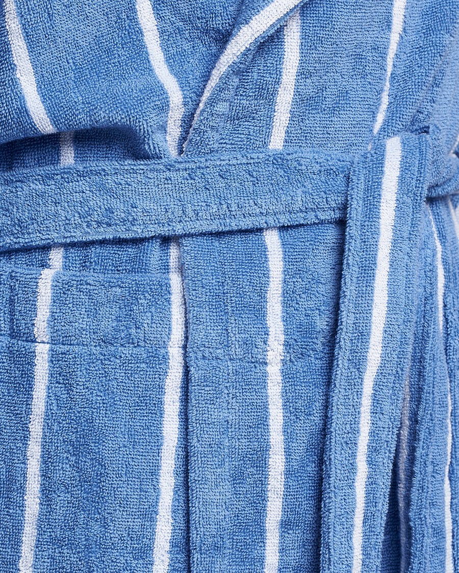 Heren | Pyjama's en gewaden | GANT | Striped Robe Blue Bell
