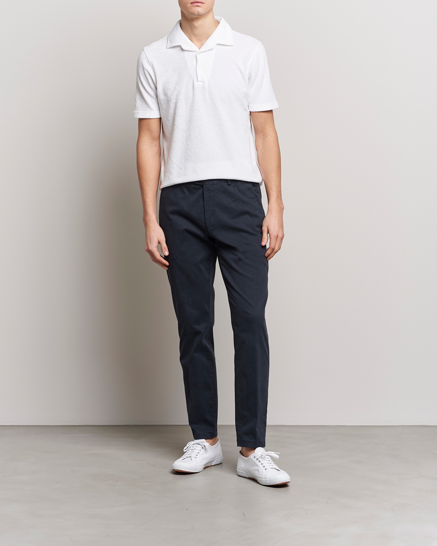 Heren | Polo's | Gran Sasso | Cotton Terry Polo White