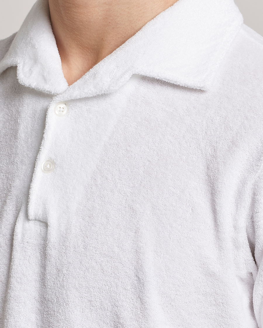 Heren | Polo's | Gran Sasso | Cotton Terry Polo White