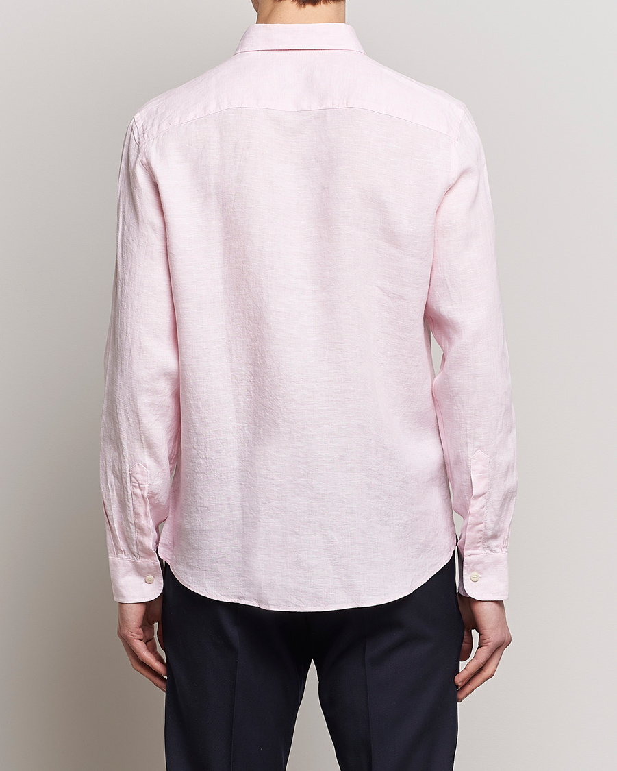 Heren | Overhemden | Morris | Douglas Linen Button Down Shirt Pink