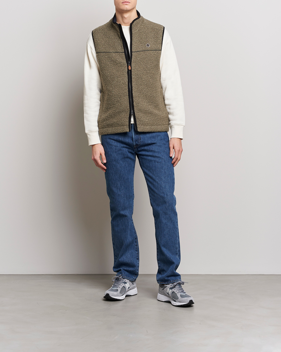 Heren | Gilets | Morris | Whitfield Pile Vest Green
