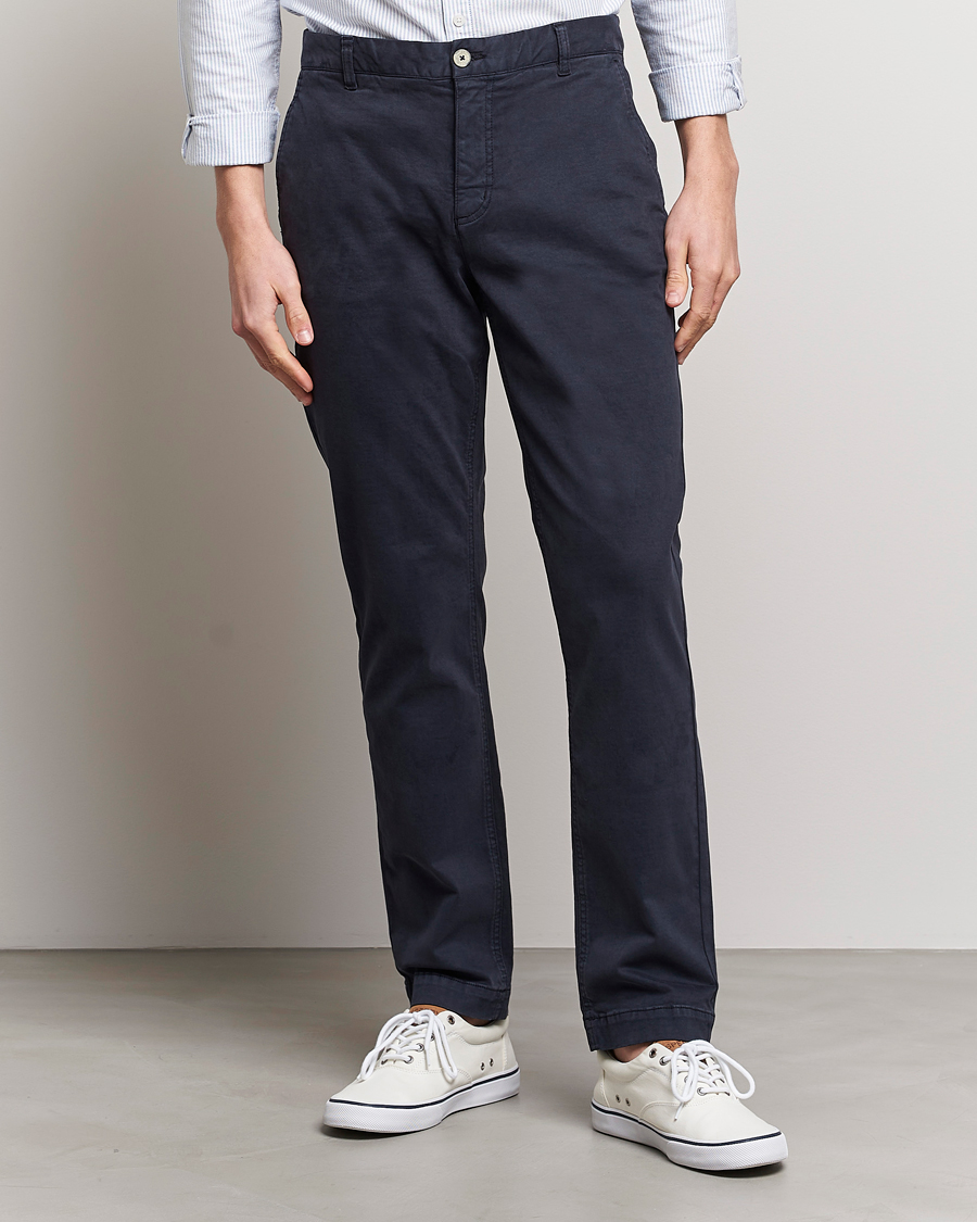 Heren |  | Morris | Jeffrey Brushed Stretch Chino Navy