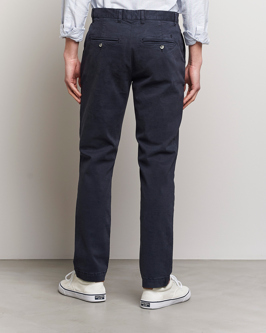 Heren | Broeken | Morris | Jeffrey Brushed Chinos Blue