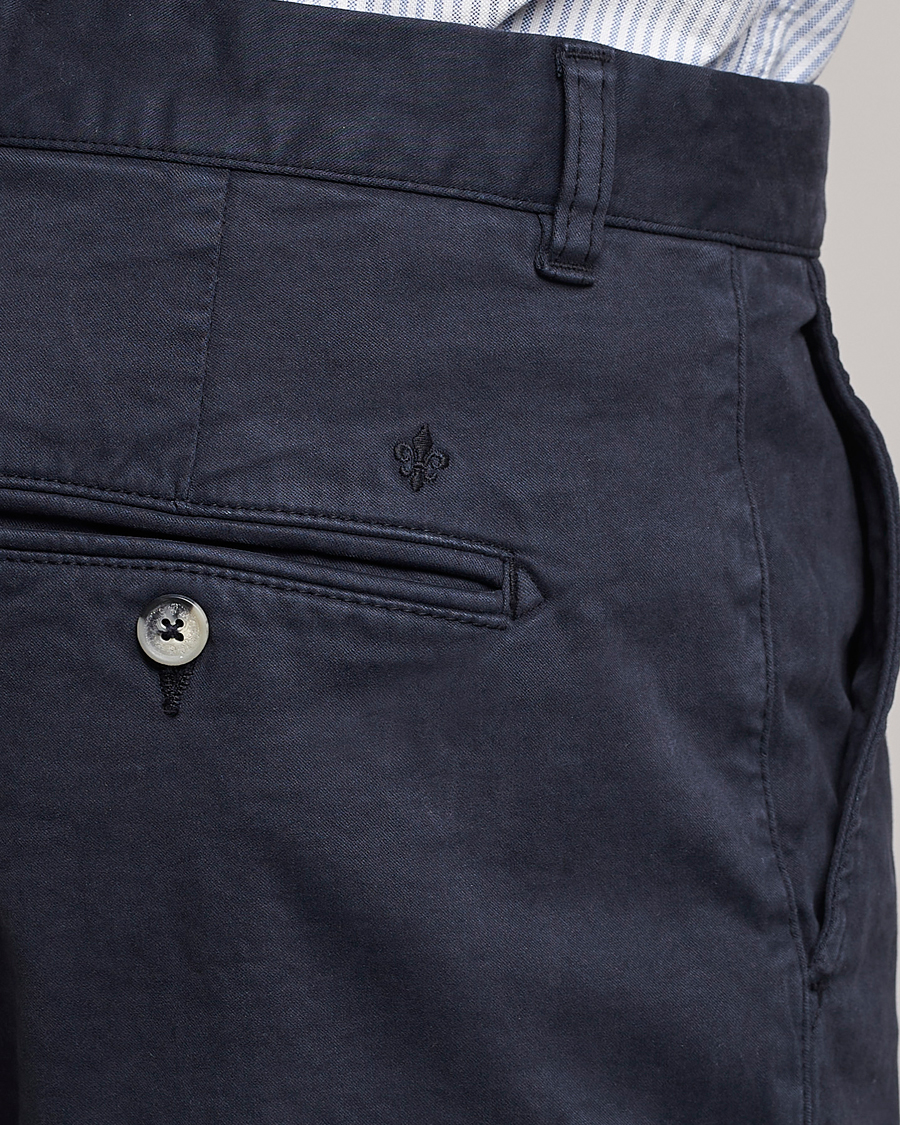 Heren | Broeken | Morris | Jeffrey Brushed Chinos Blue