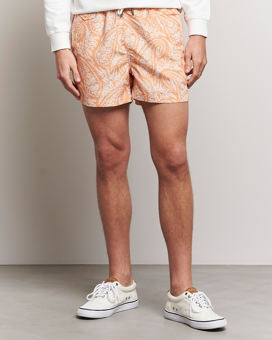 Heren | Zwembroek | Morris | Paisley Bathing Trunks Orange