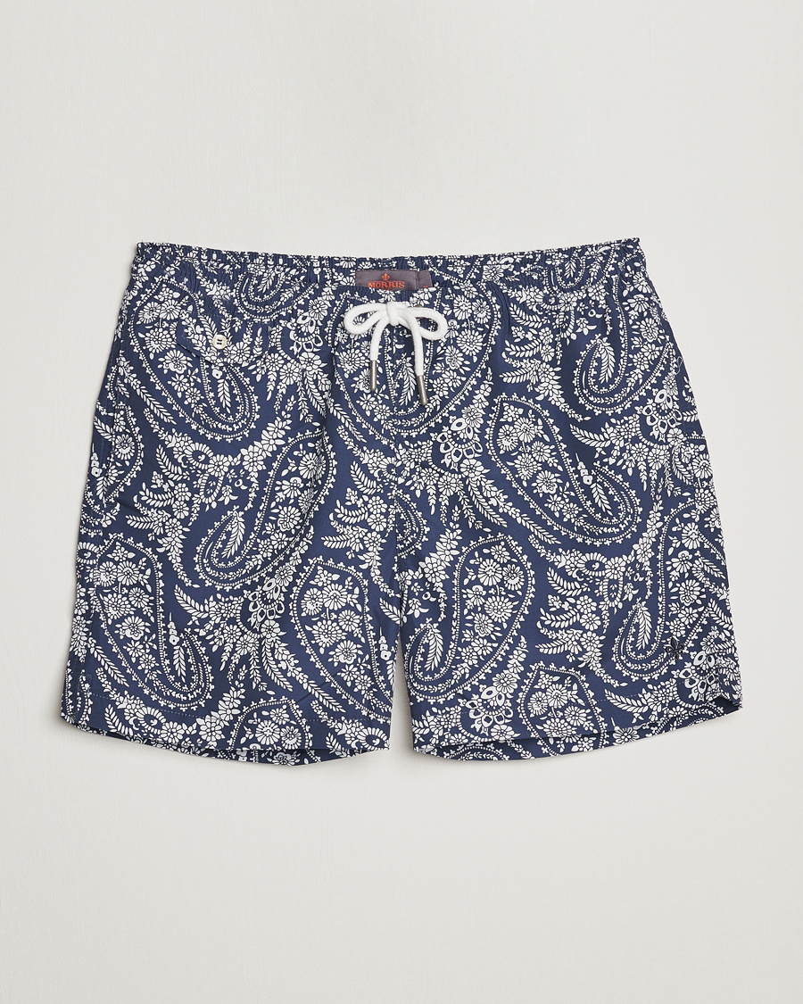 Heren | Zwembroek | Morris | Paisley Bathing Trunks Navy