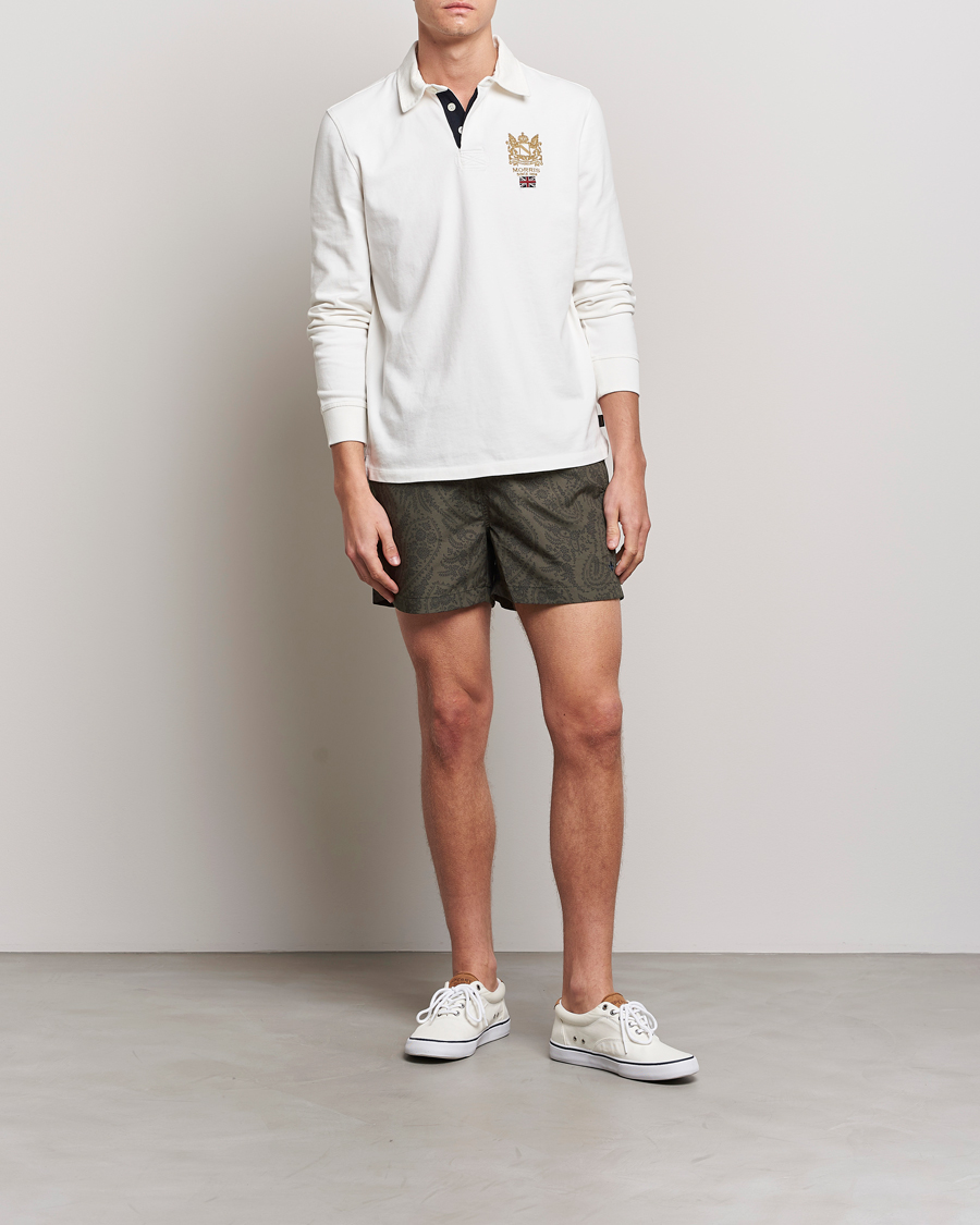 Heren | Zwembroek | Morris | Paisley Bathing Trunks Olive
