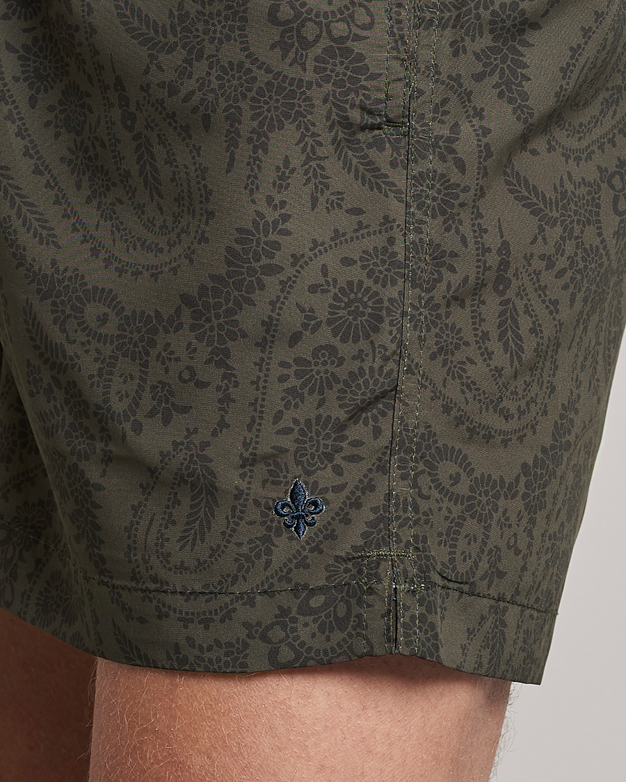 Heren | Zwembroek | Morris | Paisley Bathing Trunks Olive