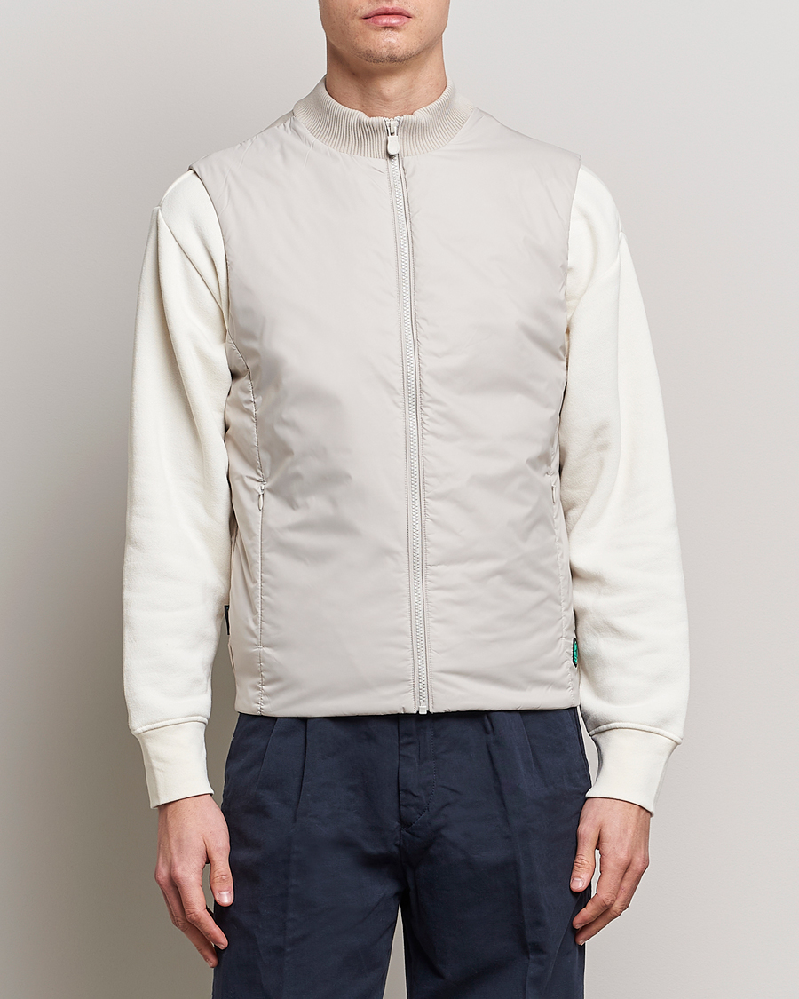 Heren | Gilets | Save The Duck | Tucana Recycled Hybrid Vest Rainy Beige