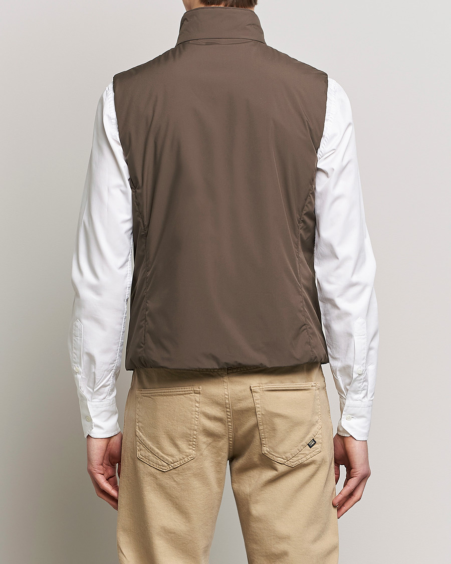 Heren | Gilets | MooRER | Senio Padded Vest Brown