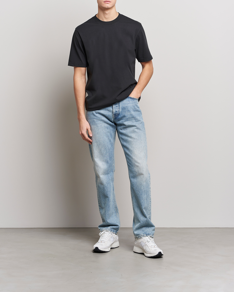 Heren | T-shirts | NN07 | Adam Pima Crew Neck T-Shirt Black