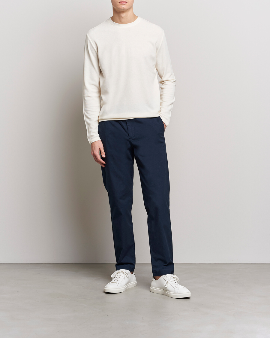 Heren | Truien | NN07 | Clive Knitted Sweater Egg White