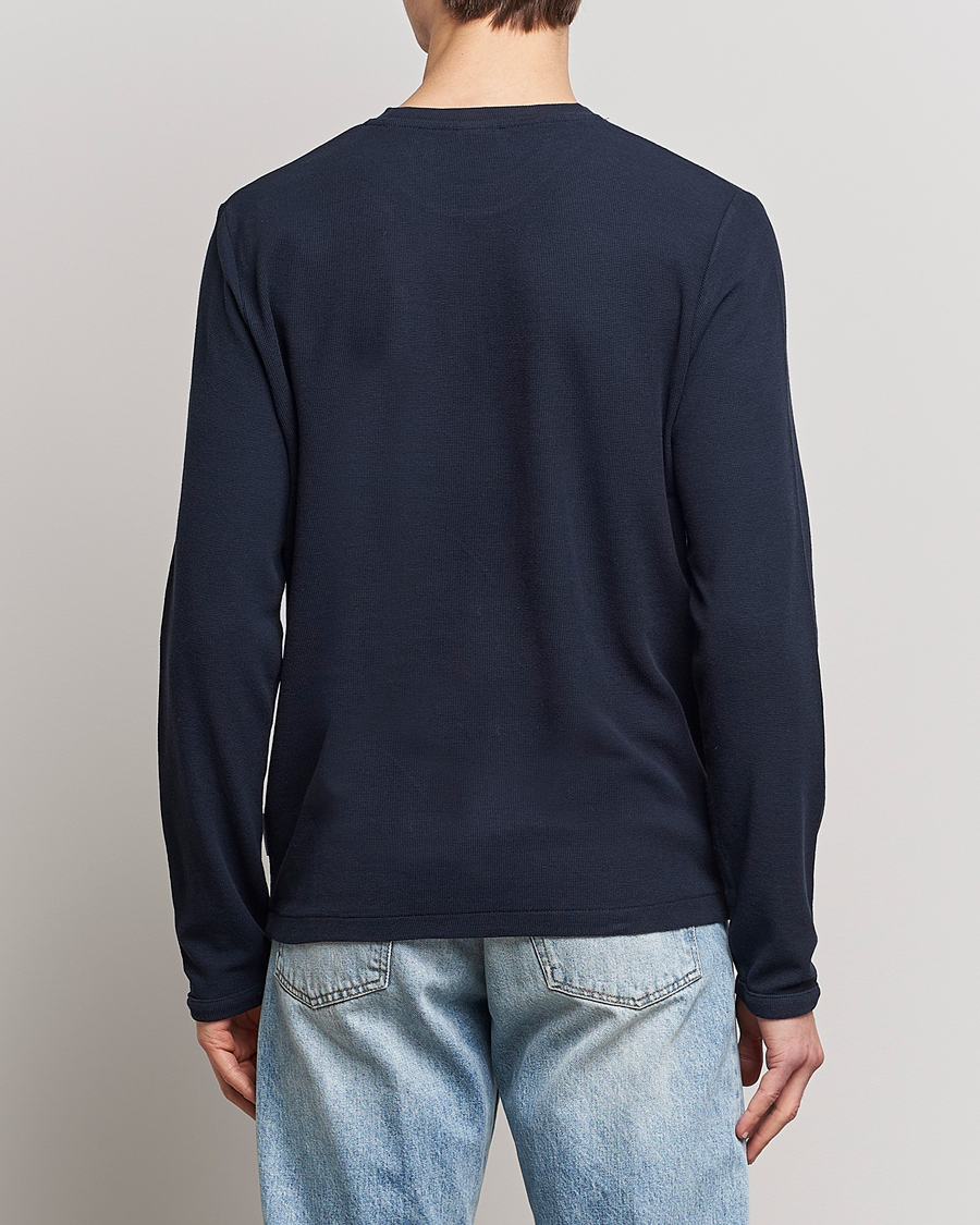 Heren | Truien | NN07 | Clive Knitted Sweater Navy Blue