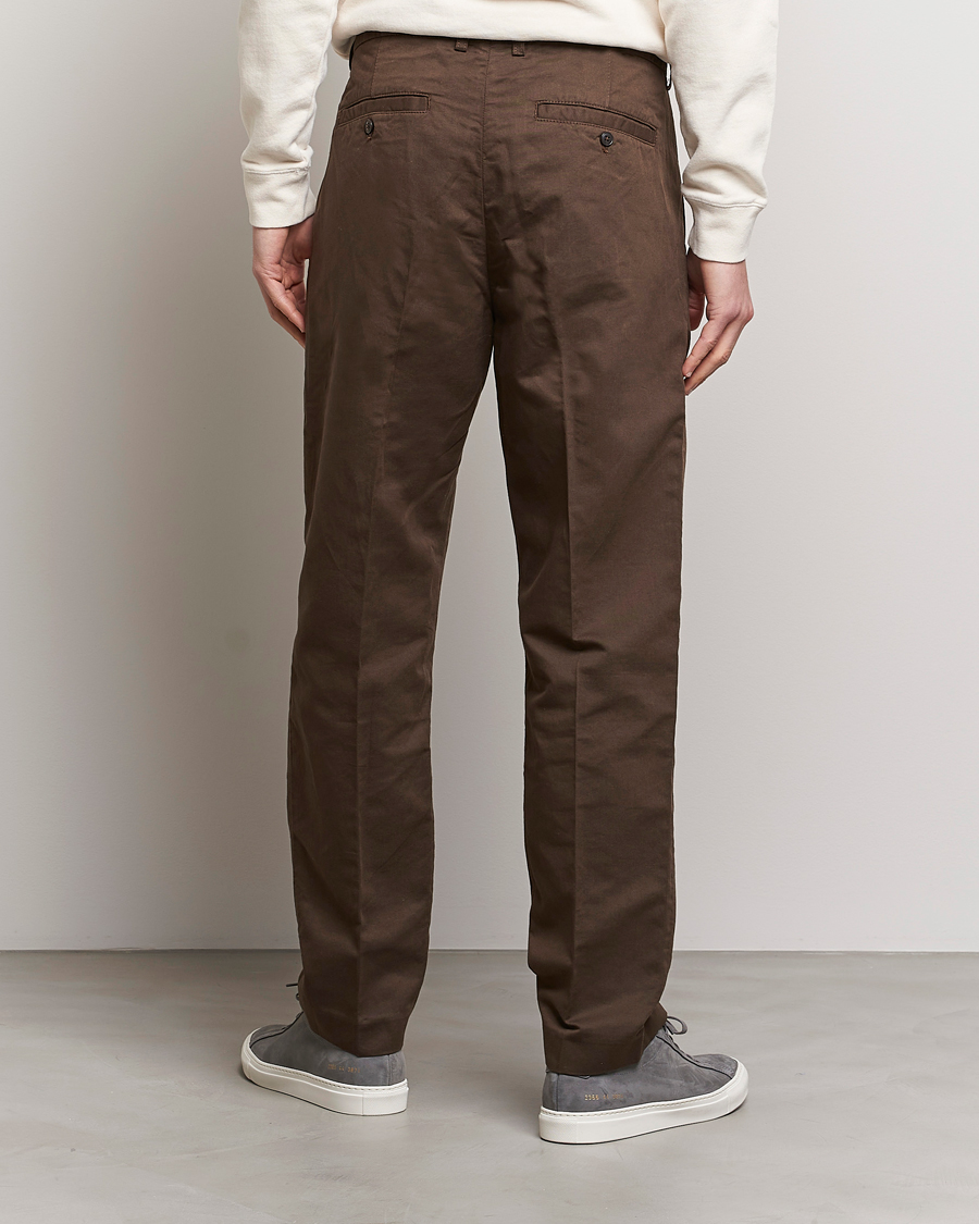 Heren | Broeken | NN07 | Fritz Pleated Trousers Brown