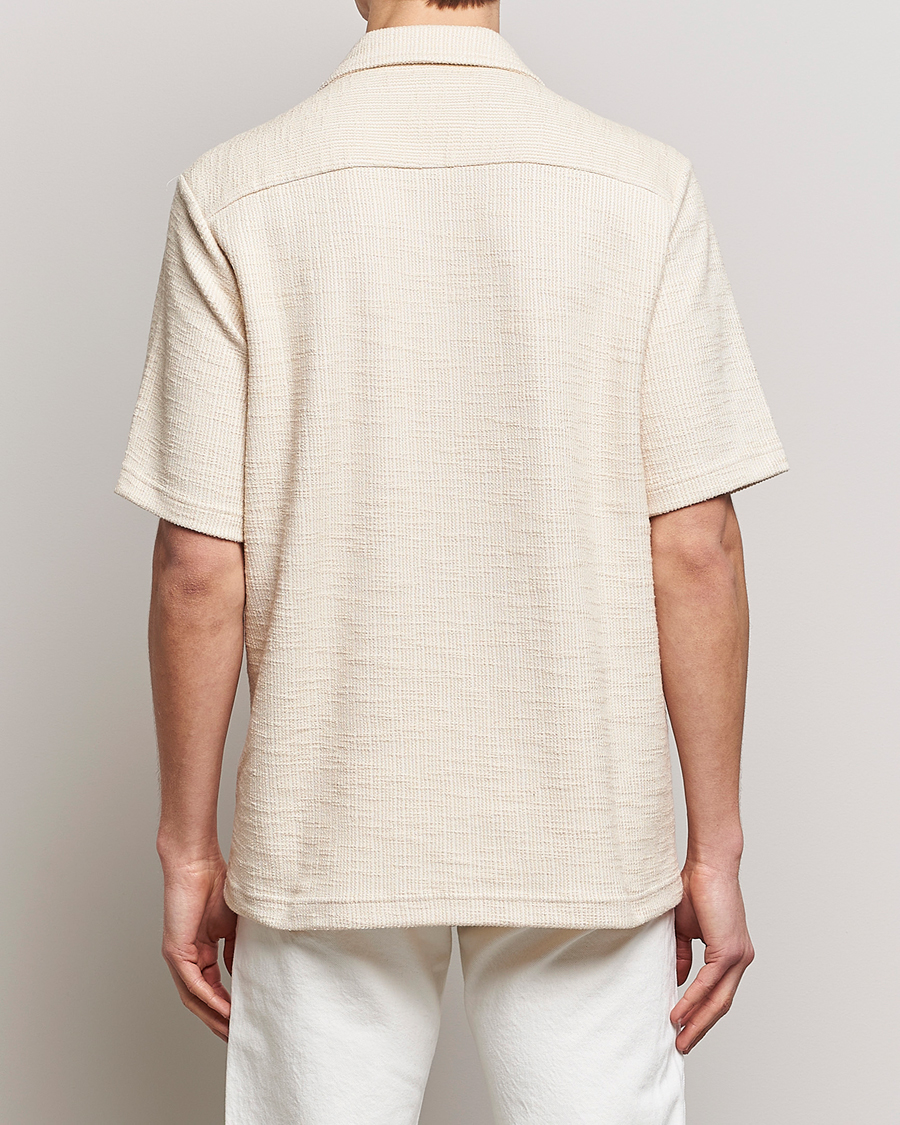 Heren | Overhemden | NN07 | Julio Knitted Structured Shirt Ecru